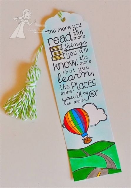 Places Bookmark by Carole Burrage #Bookmarks: 