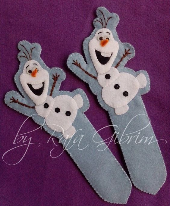 Marca-página do Olaf - Frozen - Uma Aventura Congelante: 