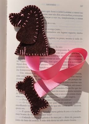 Felt bookmark: 