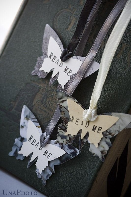 butterfly bookmark: 