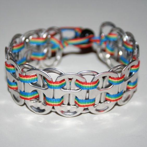 ~Pop top & ribbon bracelet~: 