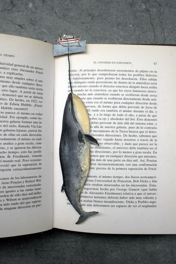 A cleaver bookmark by Silvia Cairol via Fuck Yeah, Book Arts!: 