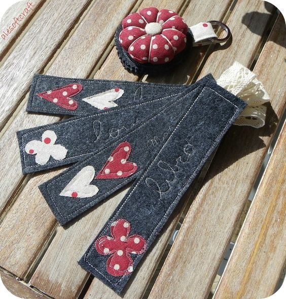 Ale soft craft: segnalibri rossi: 