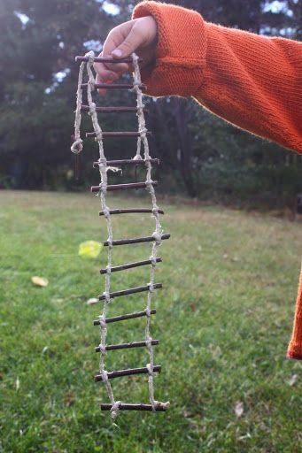 Fairy Garden: Rope Ladder: