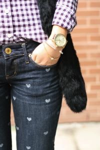 How-To: DIY Heart Print Jeans: 