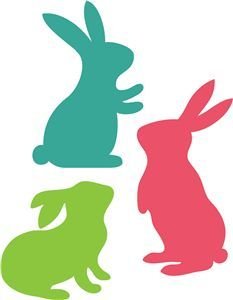 View Design: 3 easter bunnies: 