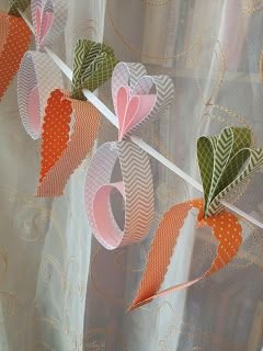 Bunny and Carrot Garland - very cute: 