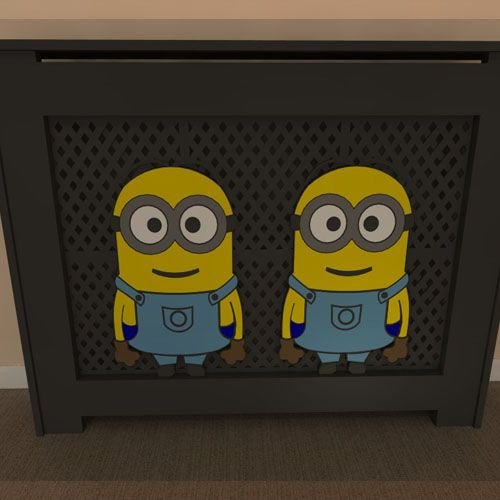 Themed radiator covers available painted or unpainted - purchase unpainted and…: 