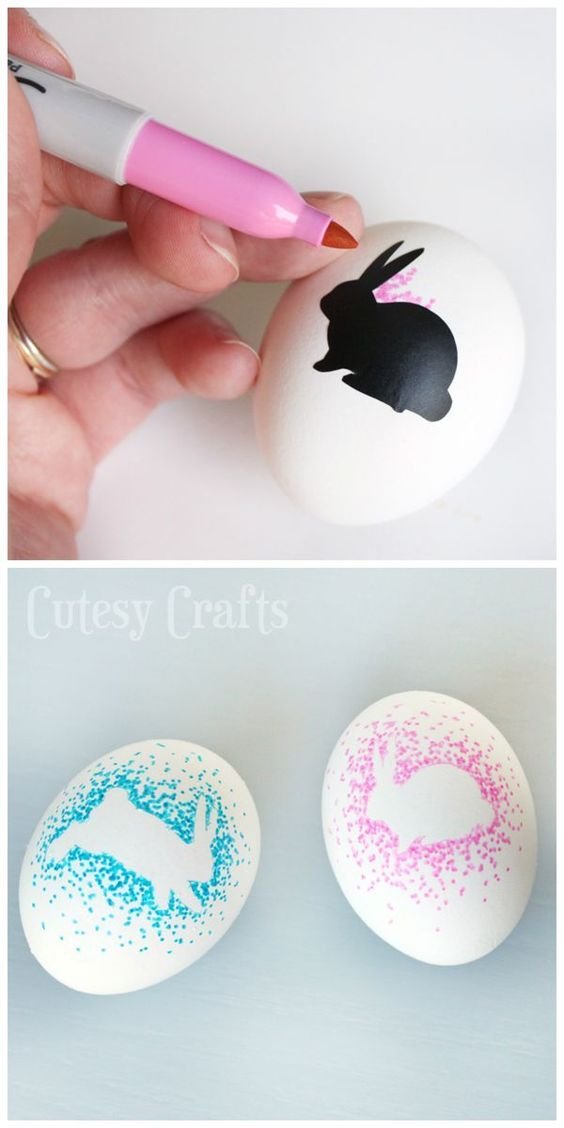 Sharpie Easter Eggs