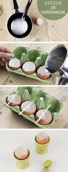 DIY-Anleitung: Aus Ostereiern Kerzen machen / diy easter tutorial: how to makeâ¦