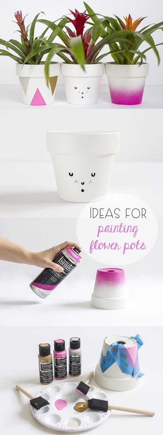 Cute! Fun ideas and ways to decorated terra cotta pots to liven up your home or garden. The cat is our favorite!  www.ehow.com/...